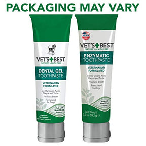 Dog Toothbrush & Enzymatic Toothpaste Kit - Natural & Effective Dental Care