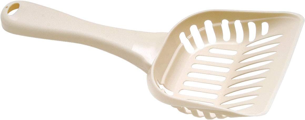 Petmate Litter Scoop for Cats - Large Size, Bleached Linen