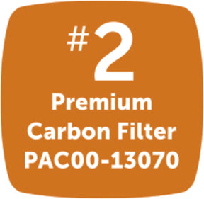 PetSafe Drinkwell Premium Carbon Replacement Filters - Pack of 12, Black/White