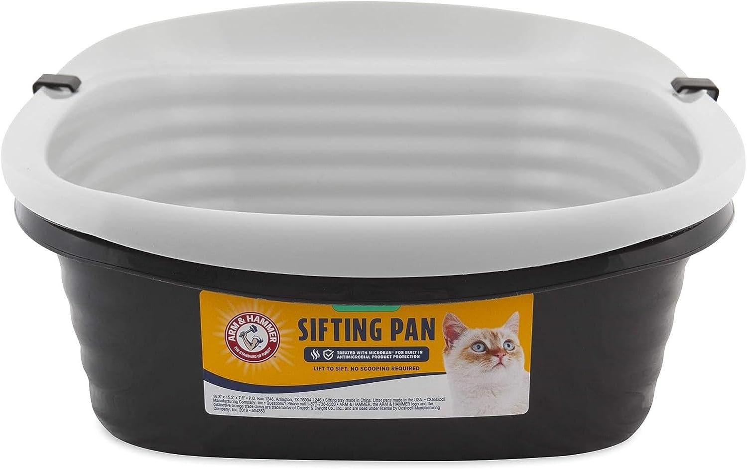 Large Sifting Litter Box with Microban - Made in USA