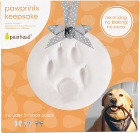 Pearhead DIY Christmas Pawprints Ornament Kit - Pet Keepsake Decor