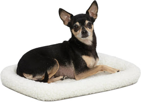 Midwest Homes for Pets Bolster Dog Bed - 18-Inch Gray Bed for Dogs and Cats with Comfortable Bolster