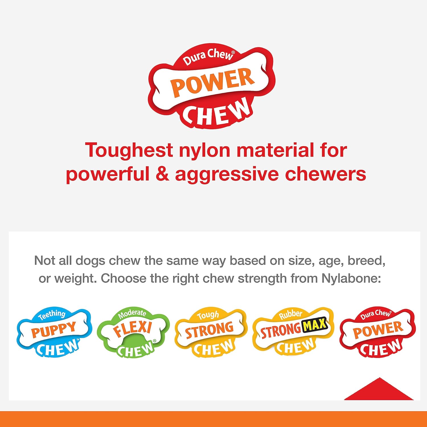 Power Chew Ring - Tough Dog Chew Toy, Flavor Medley - Small/Regular