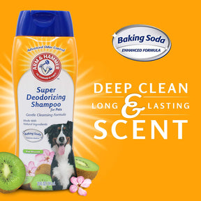 Super Deodorizing Dog Shampoo - Kiwi Blossom Scent, 20 Fl Oz